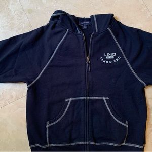 Kids Lands End full zip jacket S(7-8)